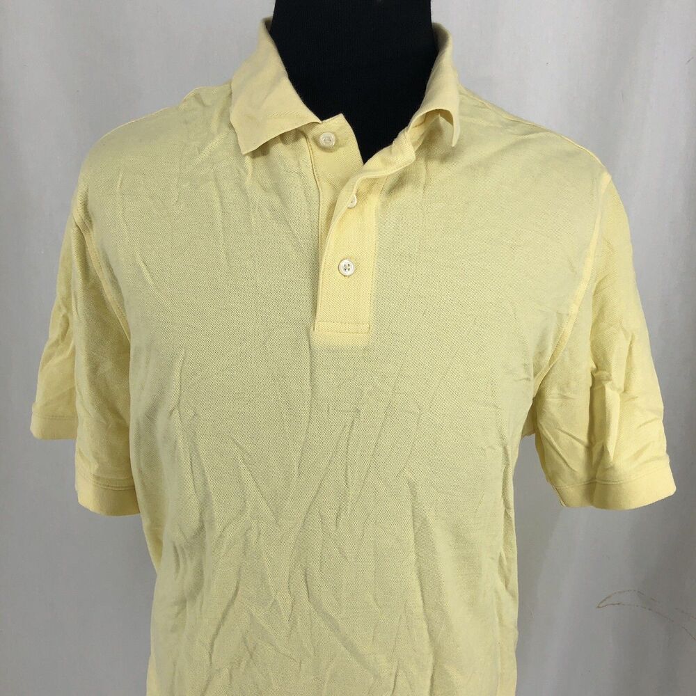 CROFT & BARROW Signature Polo Yellow Golf Shirt XXL